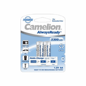 Camelion | AA/HR6 | 2300 mAh | AlwaysReady Rechargeable Batteries Ni-MH | 2 pc(s) - Image 2