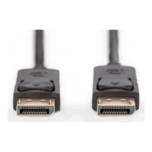 ASSMANN  DisplayPort connection kabelis, DP M/M, 1.0m, w/interlock, Ultra HD 4K, bl , AK-340100-010-S - Image 2