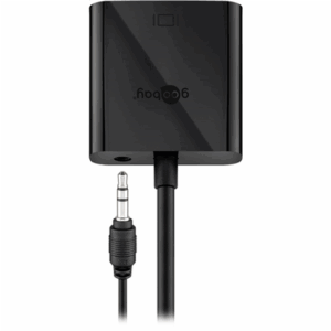 Goobay | HDMI/VGA adapter, nickel plated | 68793 | Black | HDMI male (type A) | VGA female (15-pin) - Image 2