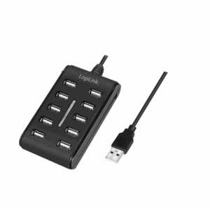 Logilink | USB Hub 10-Port USB2.0 with power adapter 3.5A | UA0125 - Image 3
