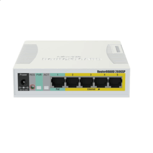 Mikrotik CSS106-1G-4P-1S tinklo komutatorius Gigabit Ethernet (10/100/1000) Maitinimas per Eternetą (PoE) Balta - Image 6
