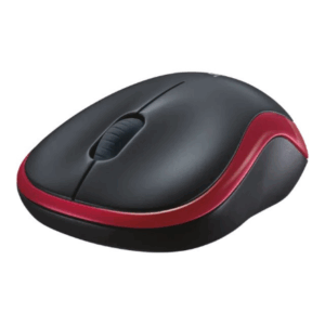 Kompiuterinė pelė Logitech M185 RAUDONA - Image 2