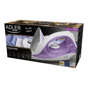 Iron | Adler | AD 5019 | With cord | 1600 W | Water tank capacity 100 ml | Continuous steam 10 g/min | Violet/White - Image 5