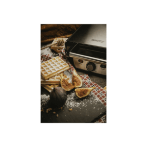 Camry | Waffle maker | CR 3025 | 1150 W | Number of pastry 4 | Belgium | Black/Stainless steel - Image 9