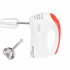 Adler | Mixer | AD 4212 | Hand Mixer | 300 W | Number of speeds 5 | Turbo mode | White - Image 3