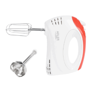 Adler | Mixer | AD 4212 | Hand Mixer | 300 W | Number of speeds 5 | Turbo mode | White - Image 5