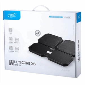 Deepcool | Multicore x6 | Notebook cooler up to 15.6" | Black | 380X295X24mm mm | 900g g - Image 2