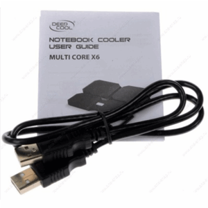 Deepcool | Multicore x6 | Notebook cooler up to 15.6" | Black | 380X295X24mm mm | 900g g - Image 3