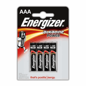 Energizer AP Alkaline Power 410829 AAA LR03 baterija 4 vnt.