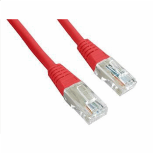 PATCH CABLE CAT5E UTP 0.5M/RED PP12-0.5M/R GEMBIRD