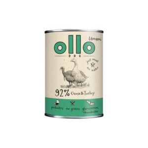 OLLO Umami Goose and turkey - drėgnas ėdalas šunims - 850g