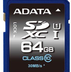 MEMORY SDXC 64GB CLASS10/ASDX64GUICL10-R ADATA