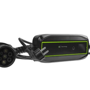 Green Cell EV16 elektromobilių įkrovimo stotelė Juoda 1 Įmontuotas ekranas LCD