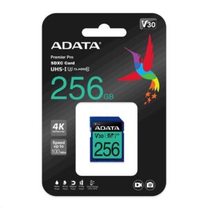 MEMORY SDXC 256GB V30/ASDX256GUI3V30S-R ADATA