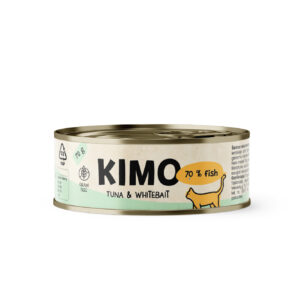 Kimo Tuna & Whitebait konservai katėms su tunu ir žuvimi, 70 g