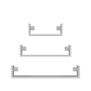 Topeshop MOBI 3P BIEL lentyna Slanki lentyna Kabinamas ant sienos Smulkinių plokštė Balta