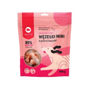 MACED Mini duck breast knots - skanėstas šunims - 500g