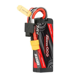 Lipo Gens ace G-Tech 2200mAh 7.4V 2S1P 60C GRP-76 Hardcase Battery with XT60 Plug - Image 2