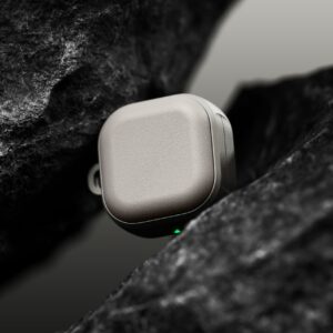 Ringke Onyx Magnetic MagSafe Samsung Galaxy Buds 4 / 4 Pro šiltai pilkos spalvos - Image 4