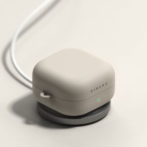 Ringke Silicone Samsung Galaxy Buds 4 / 4 Pro Stone - Image 4