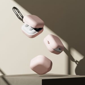 Ringke Silicone Samsung Galaxy Buds 4 / 4 Pro rožinio smėlio spalvos - Image 4
