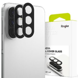 Telefono kameros apsauga Ringke Camera full cover 2-Pack Samsung Galaxy A37 / A57 5G juodos spalvos