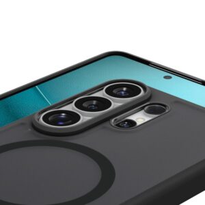 Spigen ULTRA HYBRID MAG MagSafe Samsung Galaxy S26 ULTRA dėklas FROST BLACK - Image 4