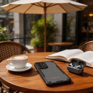 Tech-Protect RUGGED SHIELD Samsung Galaxy A37 5G MATINIS juodos spalvos - Image 4