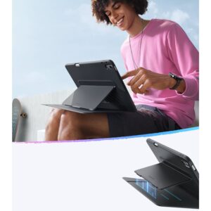 ESR Flip Hybrid dėklas Apple iPad Air 13” 1 / 2 / 3 / 2024-2026 juodos spalvos - Image 4