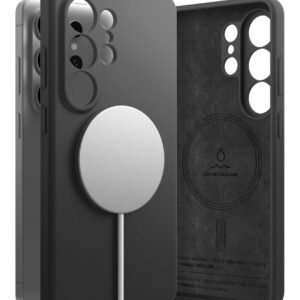 Ringke Silicone Magnetic MagSafe Samsung Galaxy S26 Ultra juodos spalvos