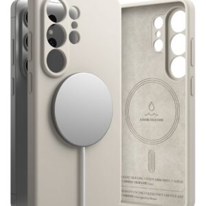 Ringke Silicone Magnetic MagSafe Samsung Galaxy S26 Ultra Stone