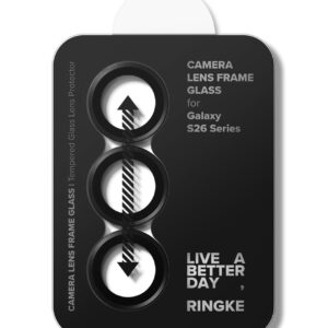 Telefono kameros apsauga Ringke Camera Frame Protector 2-Pack Samsung Galaxy S26 / S26+ Plus juodos spalvos - Image 5