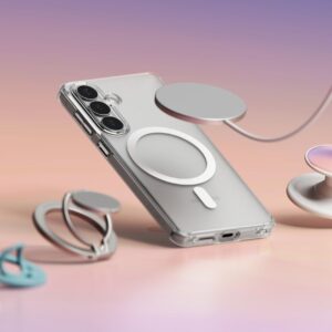 Ringke Fusion Magnetic MagSafe dėklas Samsung Galaxy S26 skaidrus - Image 4