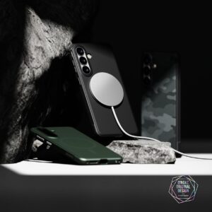 Ringke Onyx Magnetic MagSafe Samsung Galaxy S26 Camo juodos spalvos - Image 4