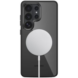 Tech-Protect MagMat MagSafe Samsung Galaxy S26 Ultra juodos spalvos/skaidrus - Image 4