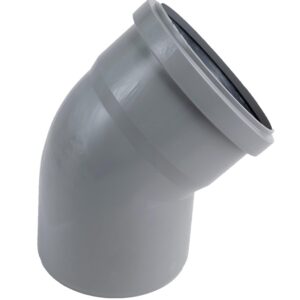 Vidaus kanalizacijos alkūnė HTplus, Ø 110 mm, 45°