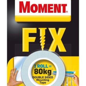 DVIPUSĖ LIPNIOJI JUOSTA „MOMENT SUPER FIX“ (IŠLAIKO 80 KG)