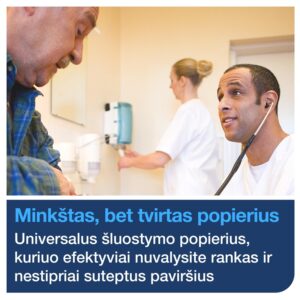 Popierinis rankšluostis Tork Centrefeed, 1 sl. - Image 3