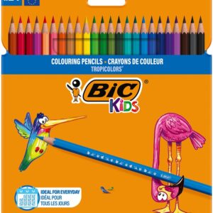 Spalvoti pieštukai BIC 937518, 24 spalvos