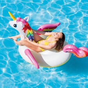 Pripučiamasis plaustas INTEX UNICORN 57561NP, 201×140 cm