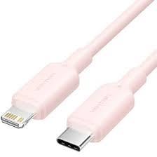 CABLE USB-C TO LIGHTNING/2M PINK LAKPH VENTION