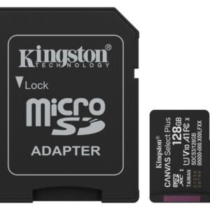 MEMORY MICRO SDXC 128GB UHS-I/W/ADAPTER SDCS3/128GB KINGSTON