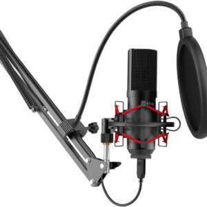 Condenser mikrofonas with tripod Fifine T732 juodos spalvos - Image 3