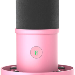 Fifine K688P dinaminis mikrofonas rožinės spalvos