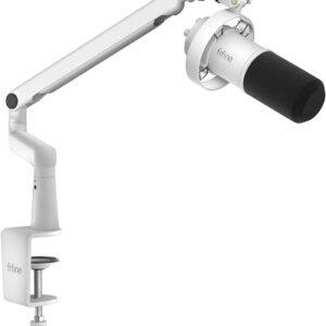 Fifine T688W dinaminis mikrofonas baltos spalvos - Image 2