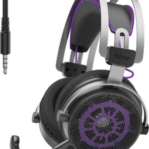 Fifine H18 žaidimų ausinės juodos spalvos - Image 3