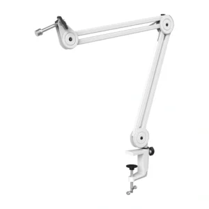 Fifine BM63W mikrofonas desk stand baltos spalvos