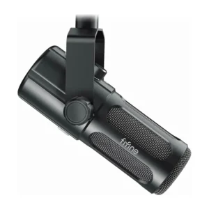 Fifine Tank6 dinaminis mikrofonas juodos spalvos