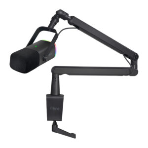 Fifine TAM8 dinaminis mikrofonas juodos spalvos