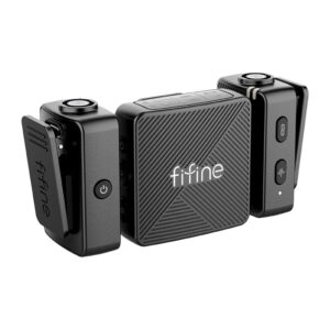 Fifine M9 tie mikrofonas set juodos spalvos - Image 4